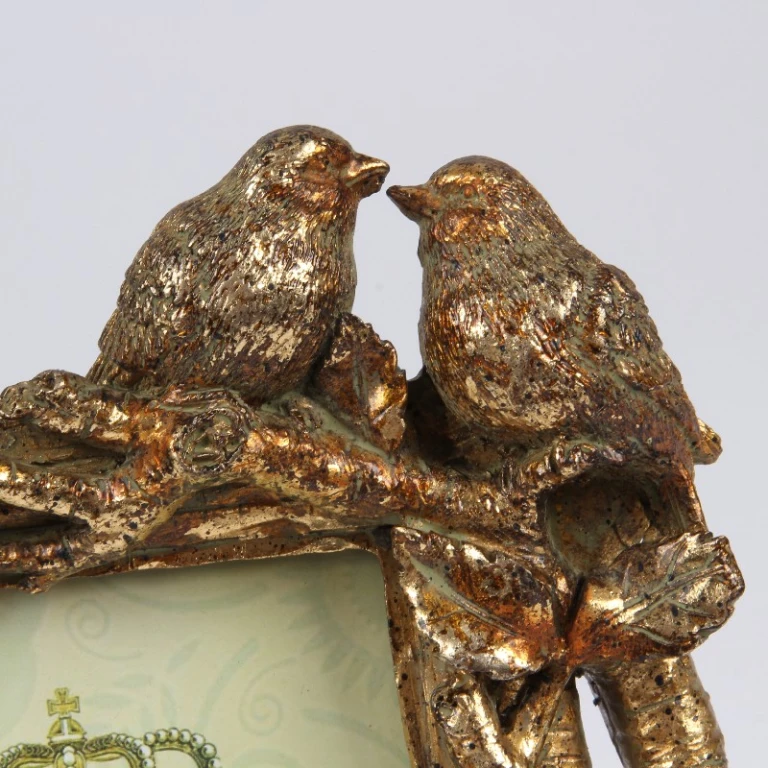 Photo Frame 10x15 cm - Gold - Resin - Standing