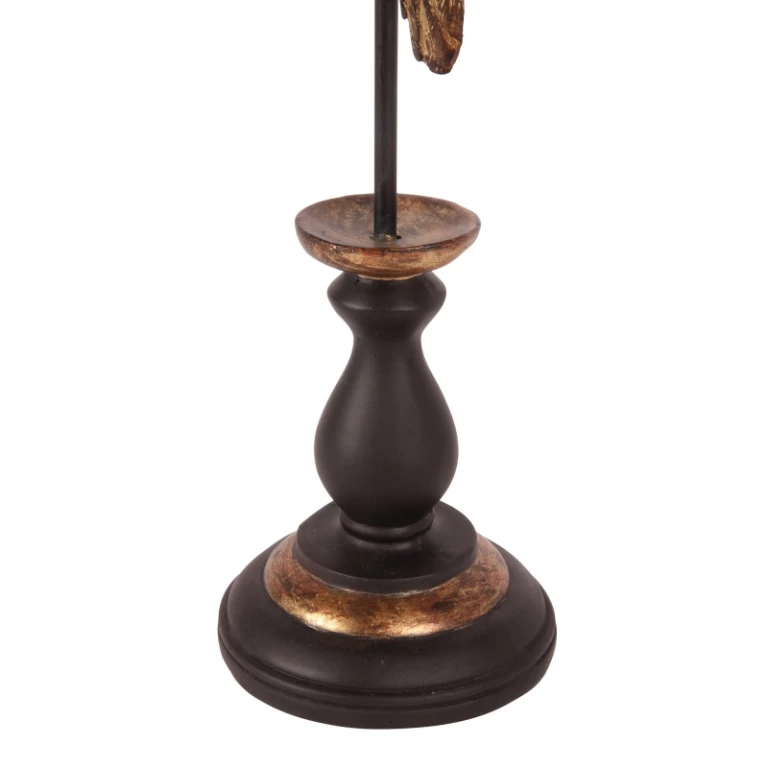 Parrot Sculpture on Base - Gold - 33 cm