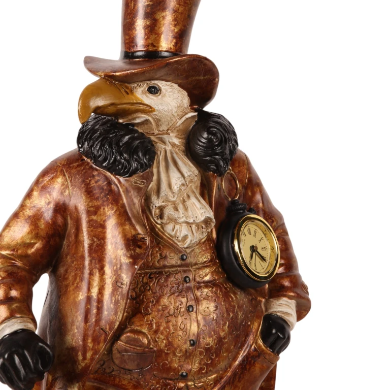 Table Clock Eagle - Gold - 58 cm