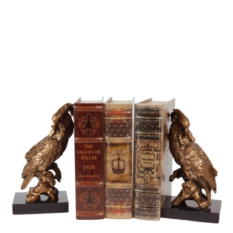 Parrot on Stand - Brass Finish - 28 cm