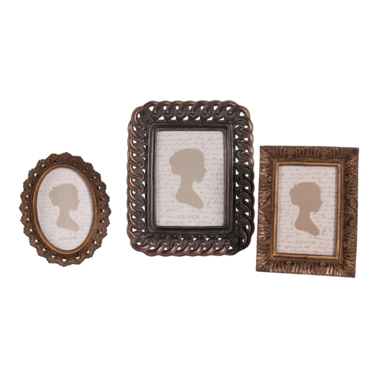 Photo Frame 13x18 cm - Brown - Resin - Portrait