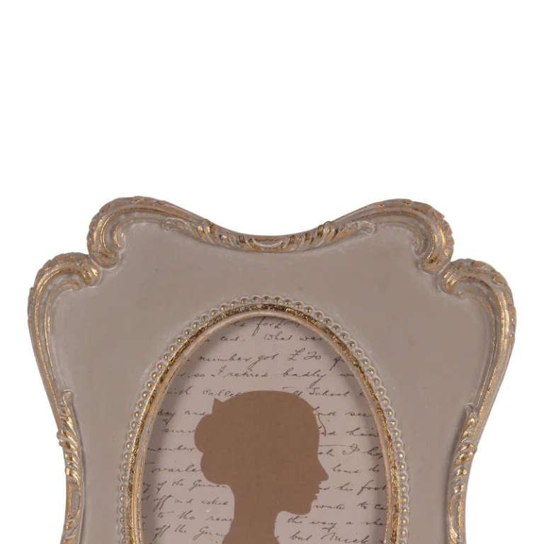 Photo Frame 10x15 cm - Gray - Resin - Standing