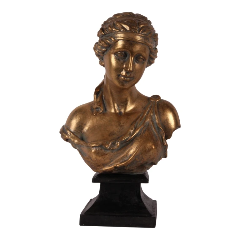 Bust - gold - 42.8 cm