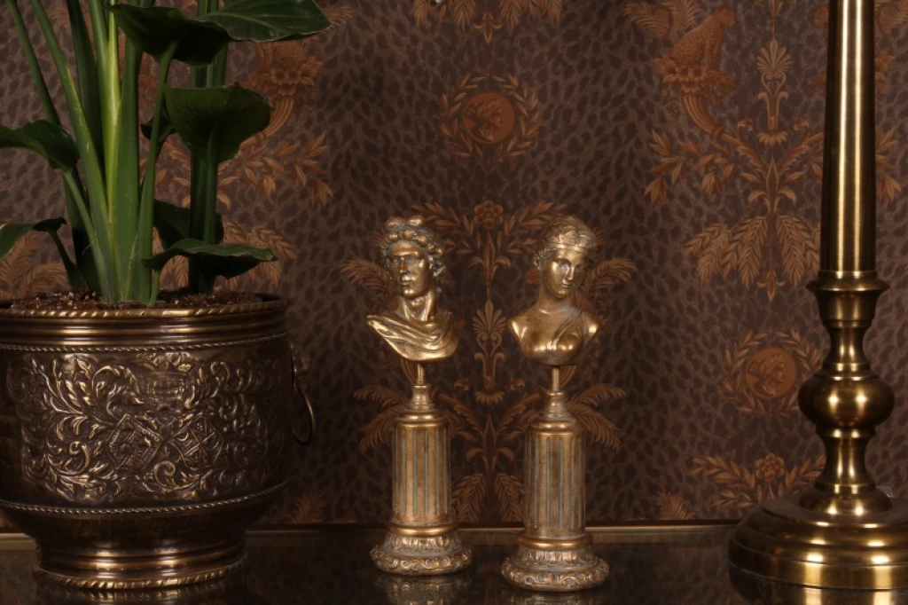 Bust - gold - 35 cm