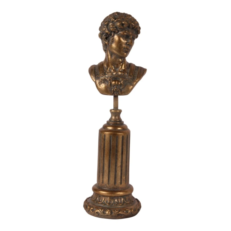 Bust - gold - 35 cm - 1 piece