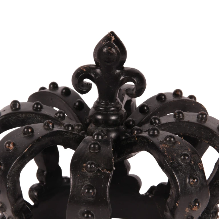 Decorative Crown - Black - 13.2 cm - Resin