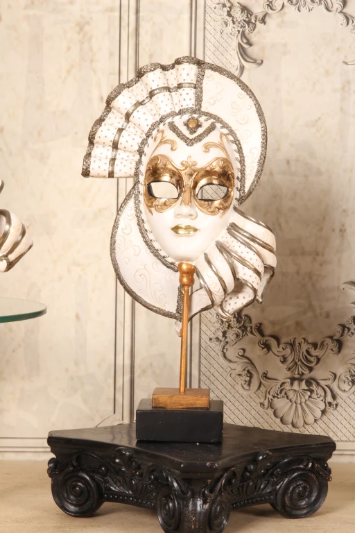 Decorative Base 27 cm - Black - Resin
