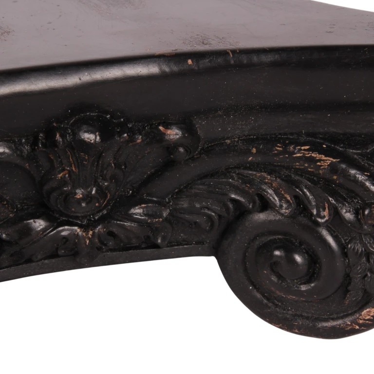 Decorative Base 27 cm - Black - Resin