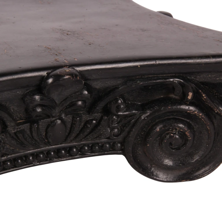 Decorative Base 21 cm - Black - Resin