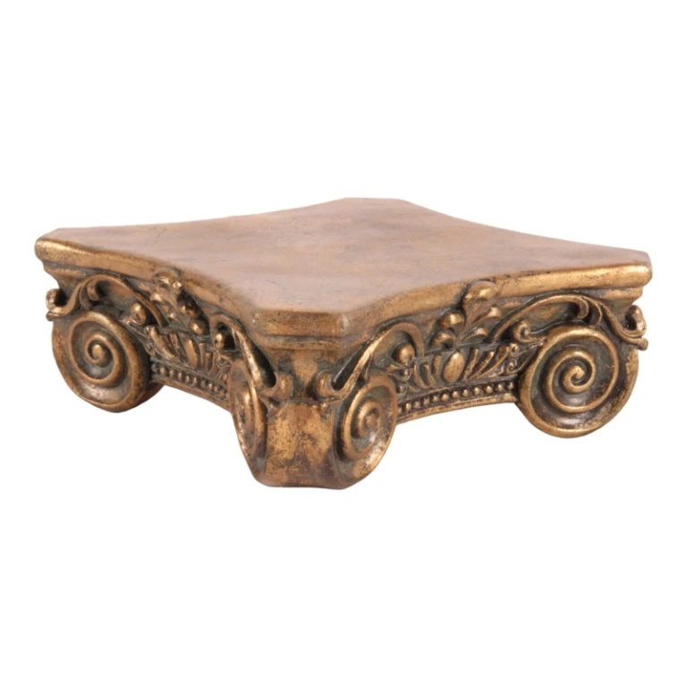Decorative Base 21 cm - Gold - Resin