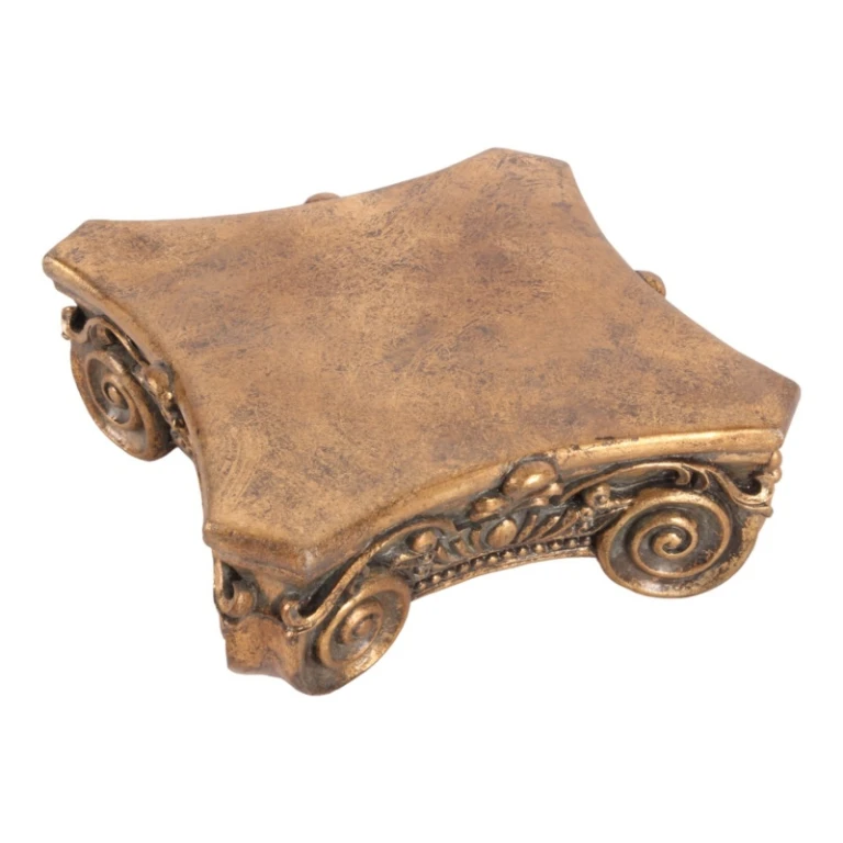 Decorative Base 21 cm - Gold - Resin