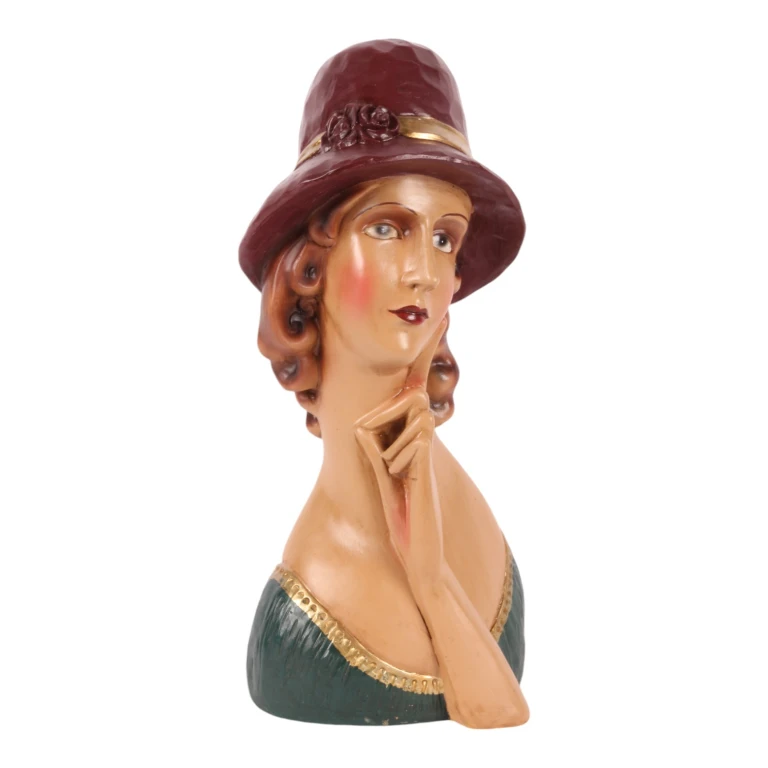 Female Bust - Brown - 44.5 cm