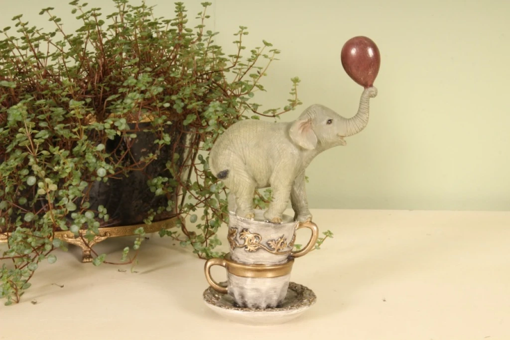 Elephant Figurine - Brown - 20 cm
