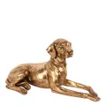Dog Statue - Gold - 75 cm