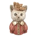 Cat Bust - mixed - 17 cm