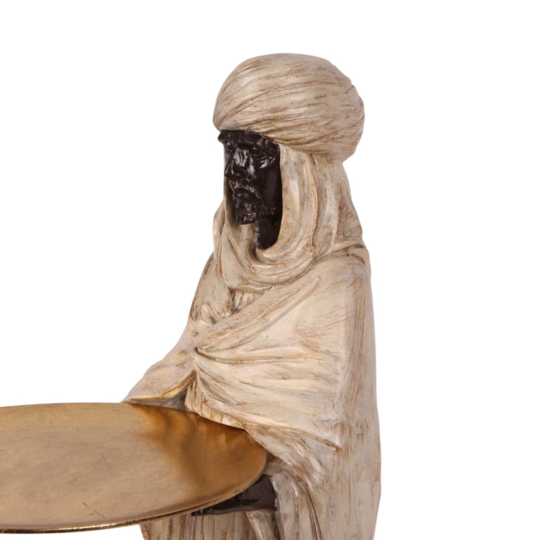 Moorish Figure - Ivory - 51 cm - Resin
