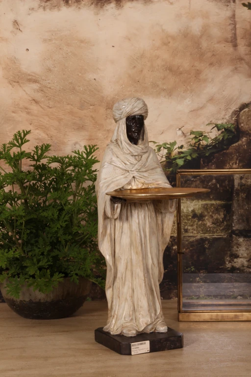 Moorish Figure - Ivory - 51 cm - Resin