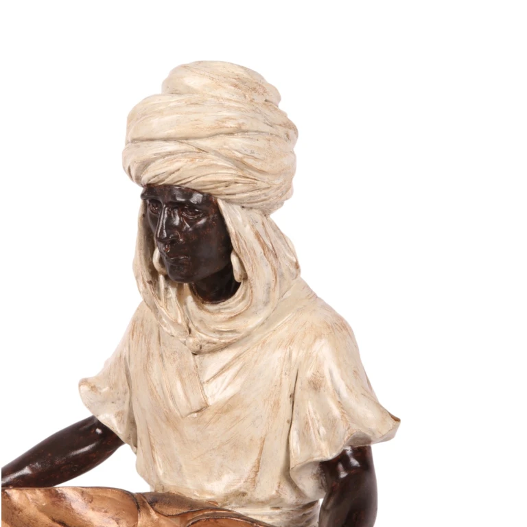 Moorish Figure - Ivory - 36.5 cm - Resin
