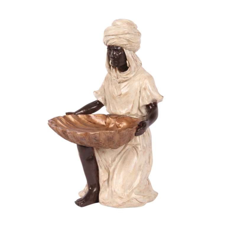 Moorish Figure - Ivory - 36.5 cm - Resin