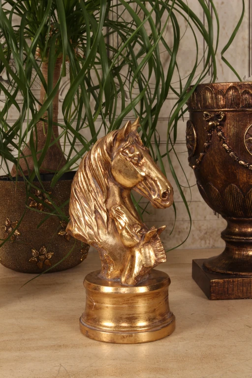 Horse Heads Gold - 26.5 cm - 1 Piece