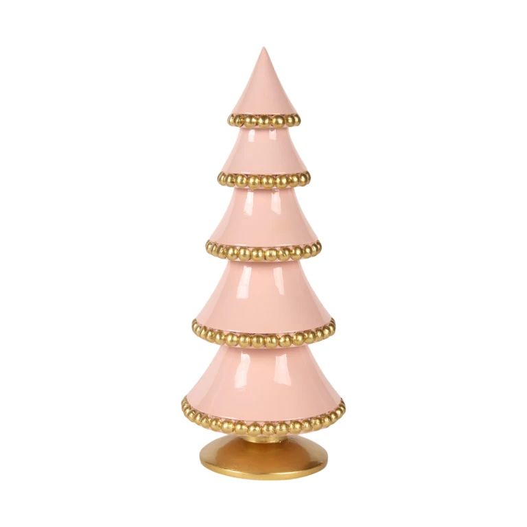 Miniature Christmas Tree - Pink - 32 cm - Artificial Resin