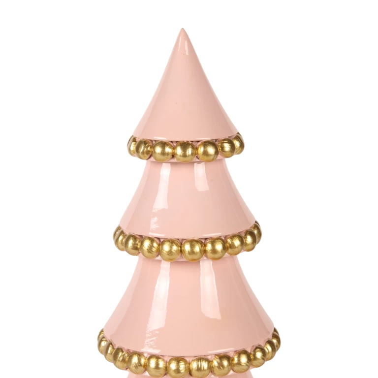 Miniature Christmas Tree - Pink - 32 cm - Artificial Resin