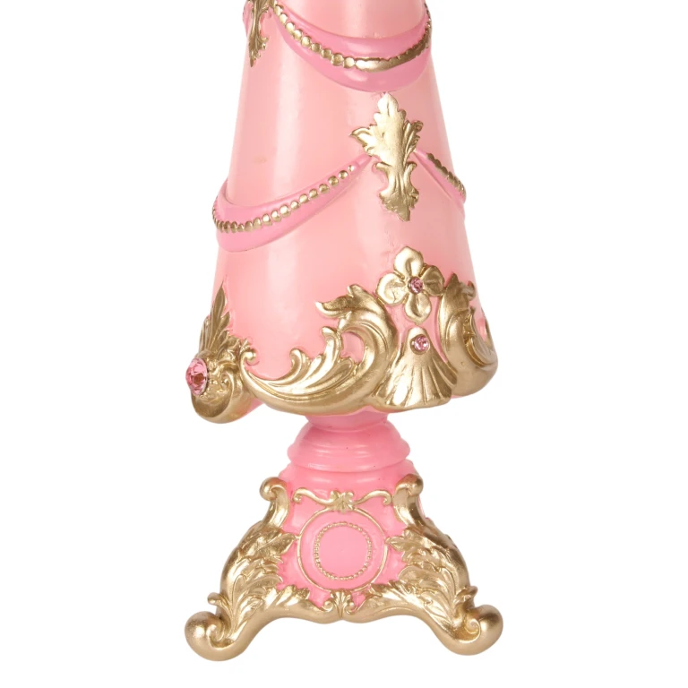 Miniature Christmas Tree - Pink - 35.8 cm - Synthetic Resin
