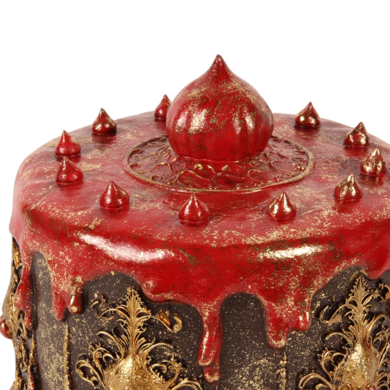 Decorative Cake - Brown - 20 cm - Polyresin