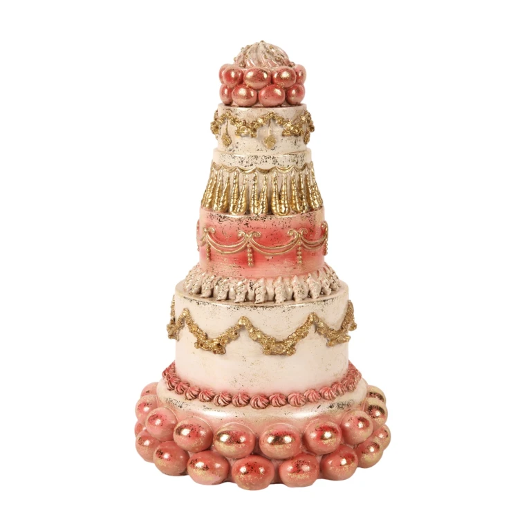 Decorative Cake - Pink - 27.5 cm - Resin