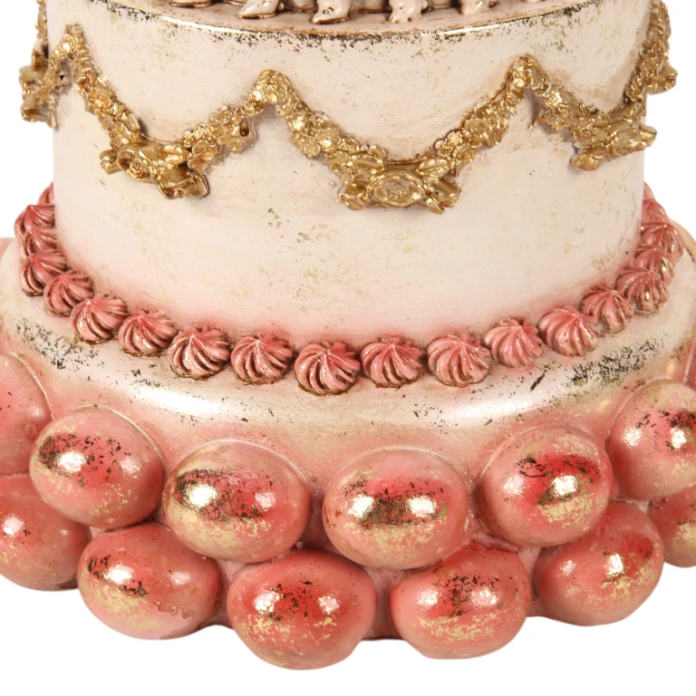 Decorative Cake - Pink - 27.5 cm - Resin