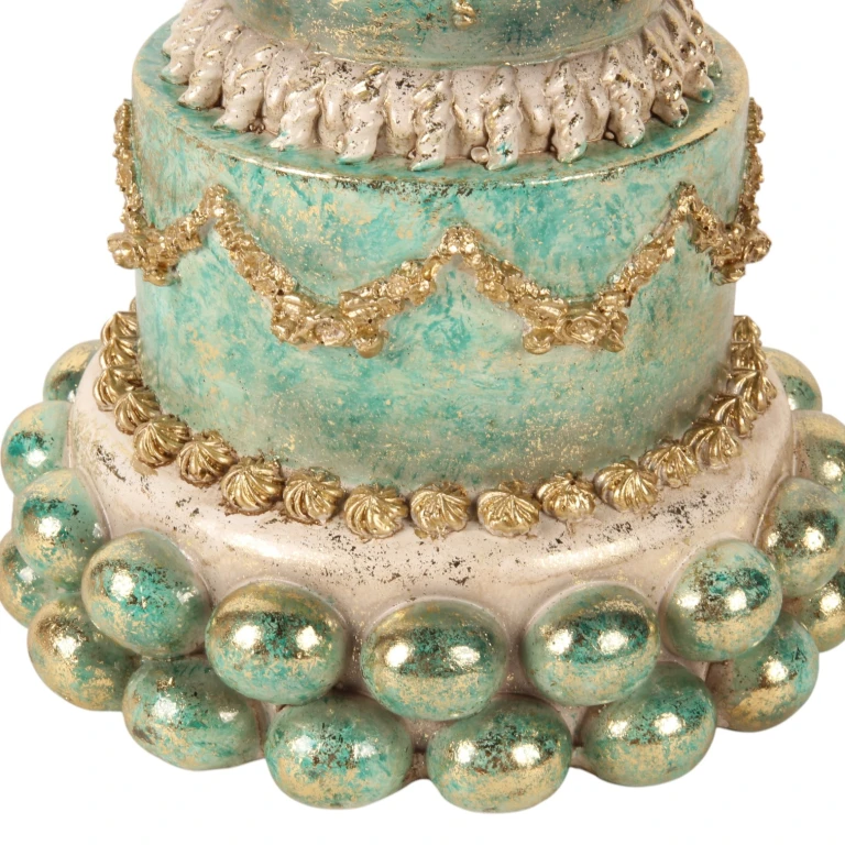 Decorative Cake - Blue - 27.5 cm - Synthetic Resin