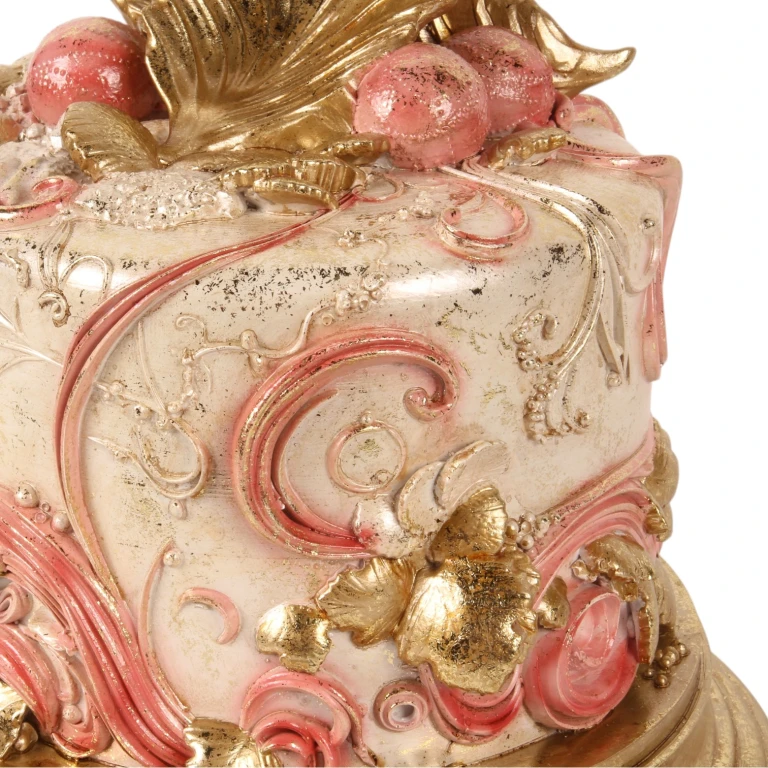 Decorative Cake - Pink - 31 cm - Resin