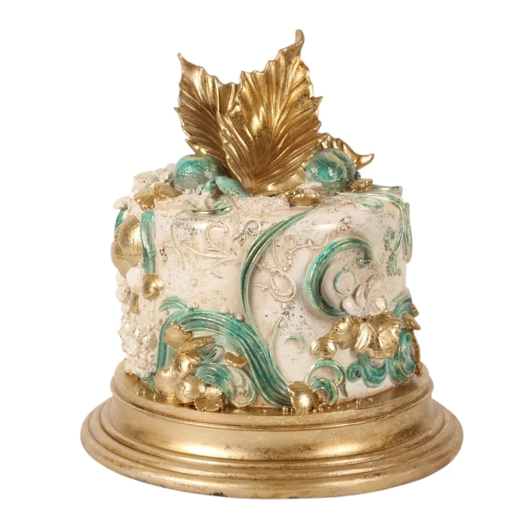 Decorative Cake - Blue - 31 cm - Artificial Resin