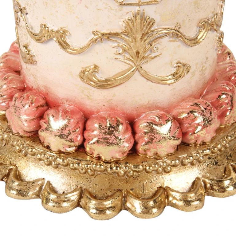 Decorative Cake - Pink - 18.5 cm - Resin