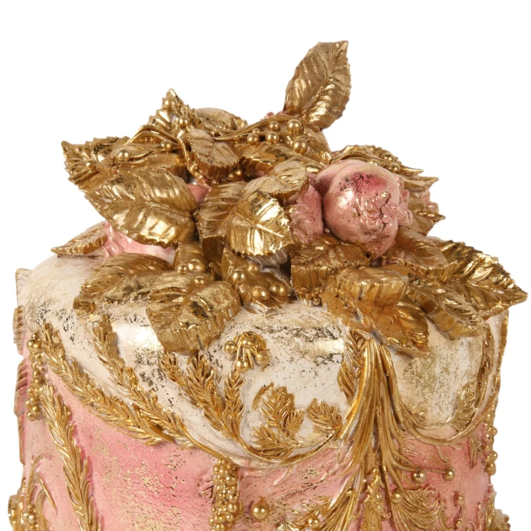 Decorative Cake - Pink - 24 cm - Resin