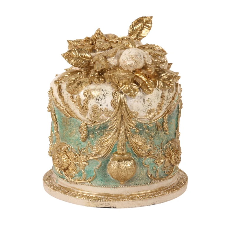 Decorative Cake - Blue - 24 cm - Resin