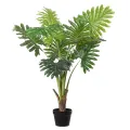 Artificial Philodendron Selloum Plant - Green - 100 cm - 1 piece