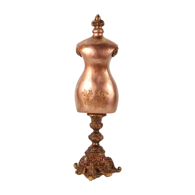 Bust mannequin torso - gold - 41 cm - 1 piece