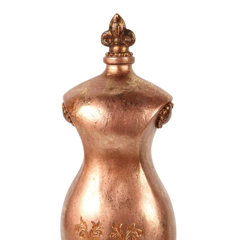 Bust mannequin torso - gold - 41 cm - 1 piece
