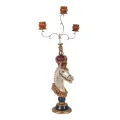 Horse Candle Holder - 55 cm - multi - resin
