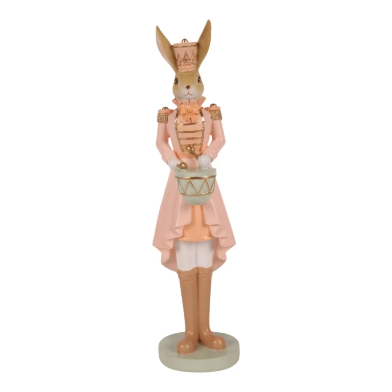 Rabbit Figurine - Pink - 31 cm