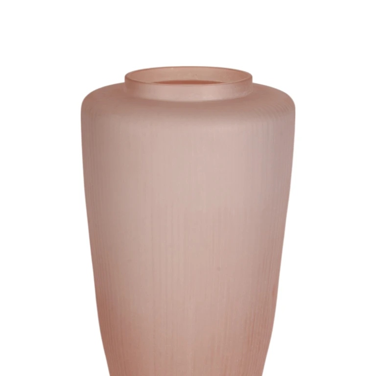 Clay Vase - 72 cm - Pink - Glass