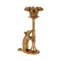 Kandelaar Muis 22,5 cm - Goud - Resin