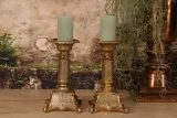 Kandelaar 22,5 cm - Goud - Resin