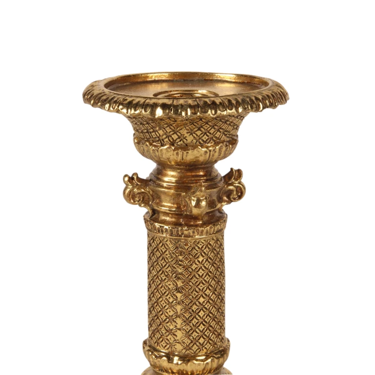 Candelabra - 22.5 cm - Gold - Resin