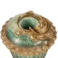 Kandelaar Cake 7,5 cm - Blauw - Resin