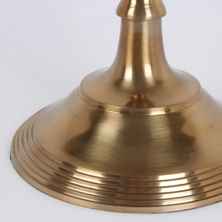 5-armed candlestick - 104 cm - gold - aluminium
