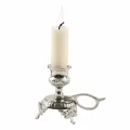 Candelabrum with Handle - 8 cm - Silver - Brass