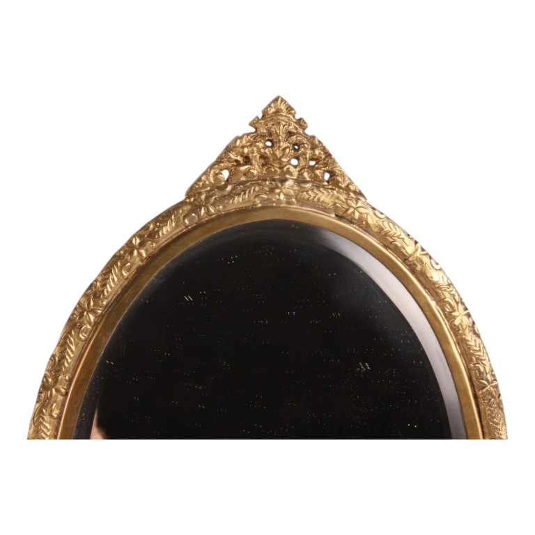 Mirror - brass - gold - 22 cm - 1 piece