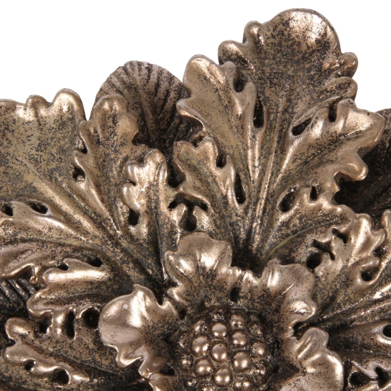 Wall Ornament Flower - Silver - 20 cm - Resin